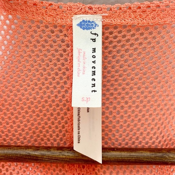 Free People Movement Mesh Dharma Tie Tank in Coral - Picture 9 of 16